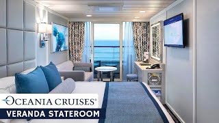 Oceania Regatta | Veranda Stateroom Full Walkthrough Tour & Review | 4K screenshot 5