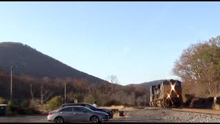 2 trains at auto 41 on river line on election day 2024