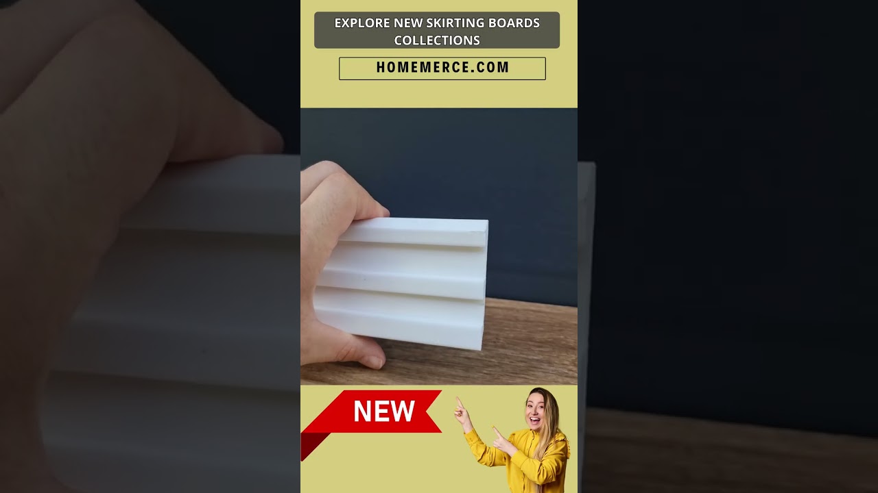 Upgrade Your Home Instantly with These Modern Skirting Boards model H07P