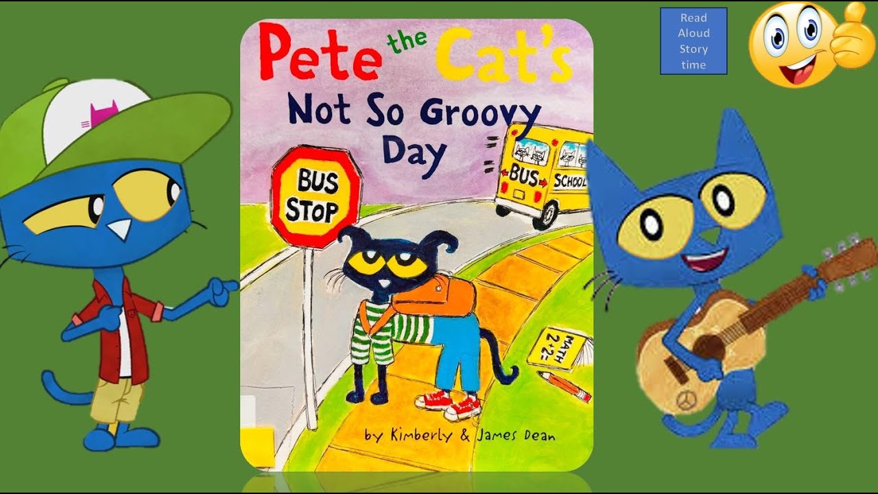 Pete the Cat's🐱 Not So Groovy Day, (Animated) picture book📗