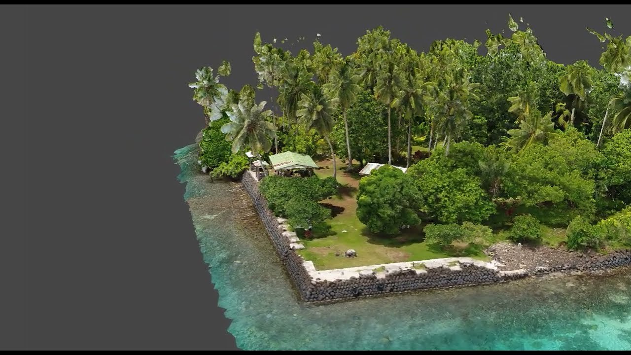 Etten island off Tonoas in Chuuk Lagoon