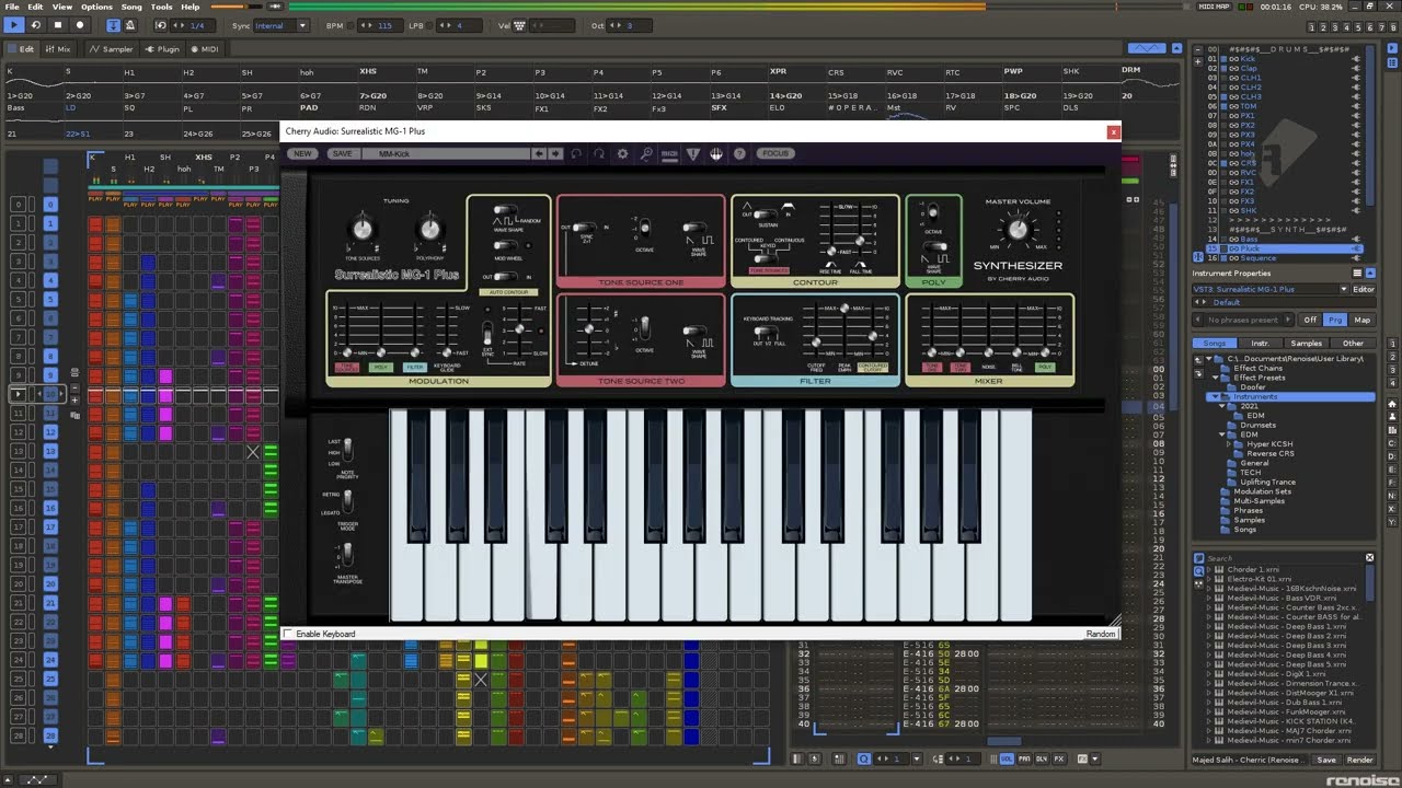 Watch Majed Salih - Cherric (Renoise Project + Cherry Audio MG1 FREE presets) on YouTube Watch Majed Salih - Cherric (Renoise Project + Cherry Audio MG1 FREE presets) on YouTube
