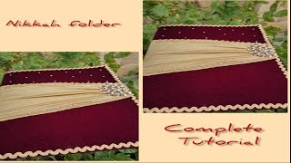DIY Fabric file folder | Nikah folder Design | Nikah File | Tutorial | NIMRA