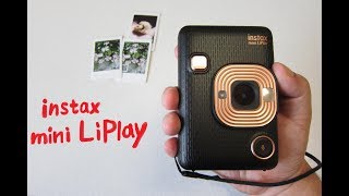 FUJIFILM instax mini LiPlay を買いました！開封 + 準備 + 撮影　Unboxing + Set up + Taking a photo