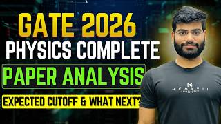 GATE 2026 Physics Paper Analysis 🔥 | Expected Cutoff | Difficulty Level | IIT Guwahati