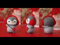 A0379 music penguin wool needle felt diy for beginner