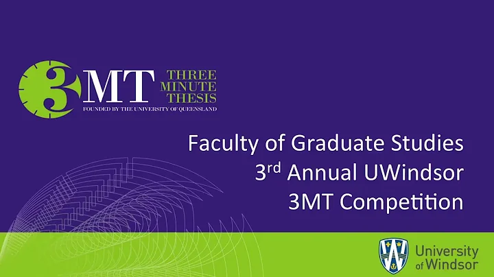 3MT 2015 - Anna Crater-Potter - University of Wind...