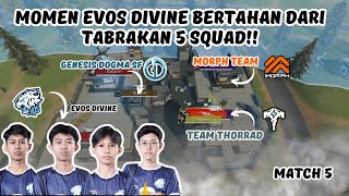 MOMEN EVOS BERTAHAN DARI 5 TIM DI MATCH 5 FFWS ID 2024 SPRING - GRAND FINALS #freefire #ffws