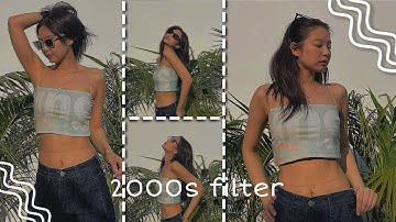 how to do a 2000s filter edit using PicsArt | PicsArt edits tutorial | taetae_babybear