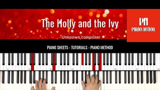 The Holly and the Ivy (Piano Sheet - Piano Solo - Cover - Tutorial)
