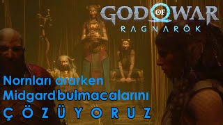 Geleceği gören Norn kahinlerini ararken Midgard bulmaca rehberi sizlerle! God of War Ragnarök