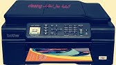 حل مشكلة عدم وضوح الطباعة في الطابعات Printer Brother Mfc J470dw Youtube