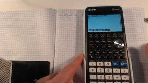 Solving Logarithms using fx CG50 AU