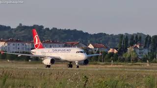 Zonguldak Airport Turkish Airlines - Airbus A319 - Tc-Jlv Sapanca Take Off