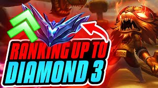 Ranking Up To Diamond 3 With Gnar New Peak In Season 16 Season 16 Gnar Ranked Lol Gameplay