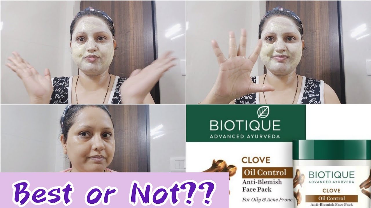 Face Pack for Oily & Acne Prone Skin/ Biotique coliv Anti Blemish Pack