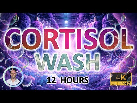 Cortisol Wash for Deep Sleep | Gentle Night Hum to Calm the Nervous System & Anxiety | 12 Hours