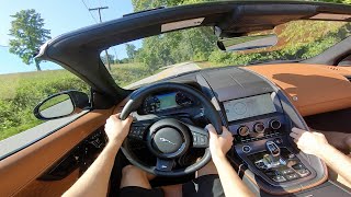 2022 Jaguar F- Type R AWD | POV Mountain Drive (Exhaust Audio)