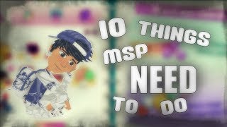 10 Things MSP NEED To Do