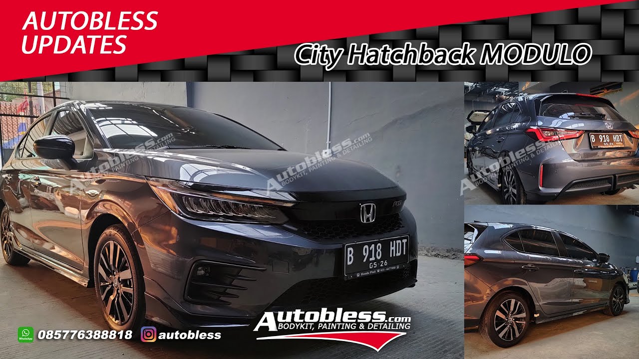 Bodykit All New City Hatchback Modulo 2021 Meteorid Gray (Honda City