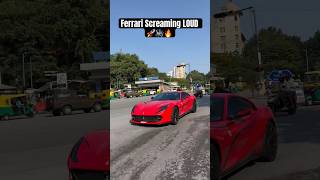 Ferrari 812 Superfast Screamingly LOUD 🚀🔊🔥#ferrari #supercars #reels #viral #ferrariv12 #shorts