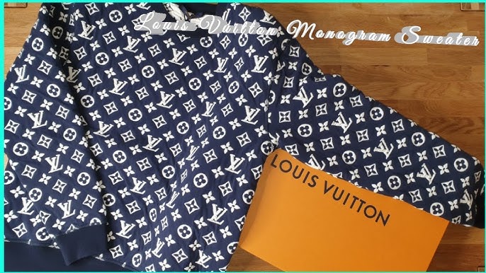 Louis Vuitton Lvse Monogram Degrade Crewneck Black White. Size 3L