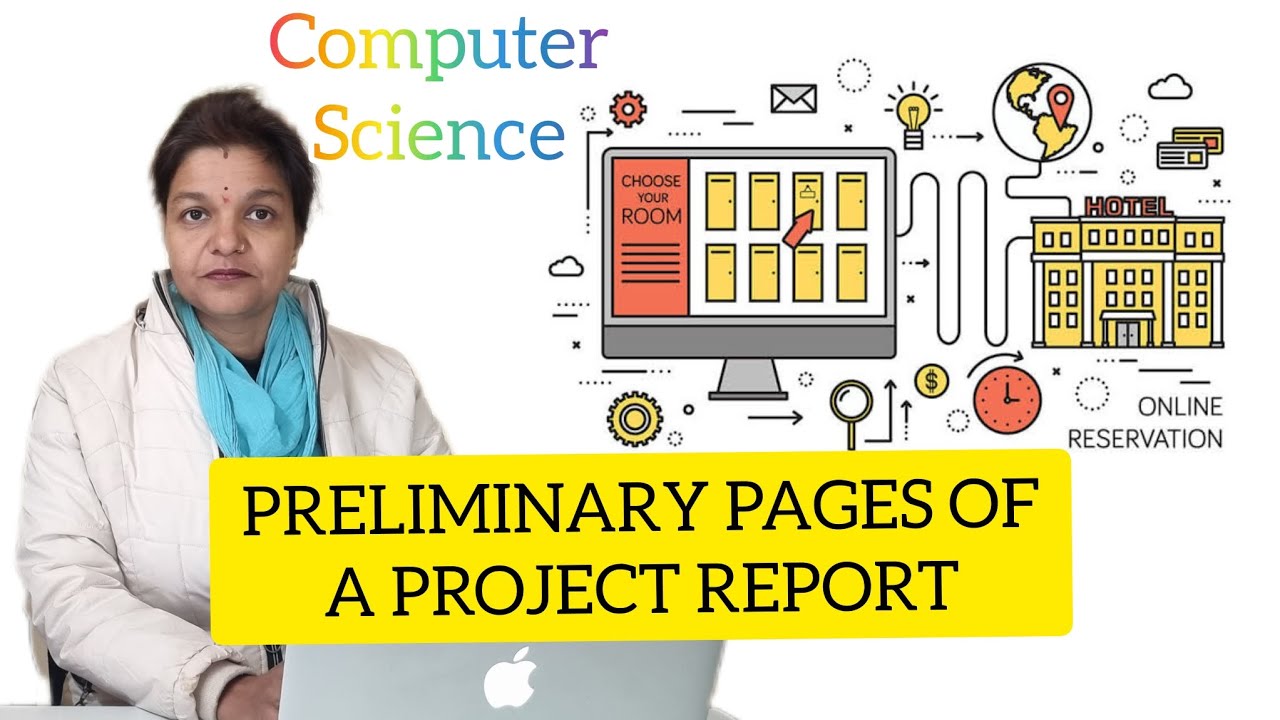 PRELIMINARY PAGES OF A PROJECT REPORT || computer science project # ...