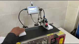 Semi Automatic Inkjet Batch Code Printer,Online Batch Printing Machine,logo date printer