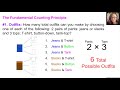 The Fundamental Counting Principle