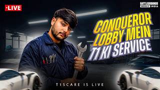CONQUEROR LOBBY CLUTCHES INTENSE RANK PUSH T1SCARE IS LIVE BGMI💀IPAD PRO BGMI #bgmi #bgmilive