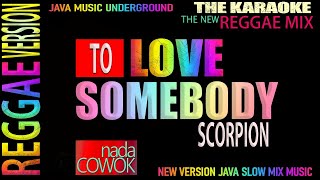 TO LOVE SOMEBODY #reggaekaraoke NADA  PRIA #java_music_underground