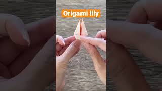 Easy Origami Flower Lily