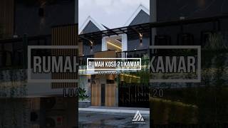 Desain Rumah Kost 2 Lantai 21 Kamar – Tanah 9,5x20 m, Full Paket Denah   3D   RAB
