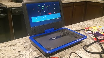 How to hook up a game console or appliance to a portable DVD player