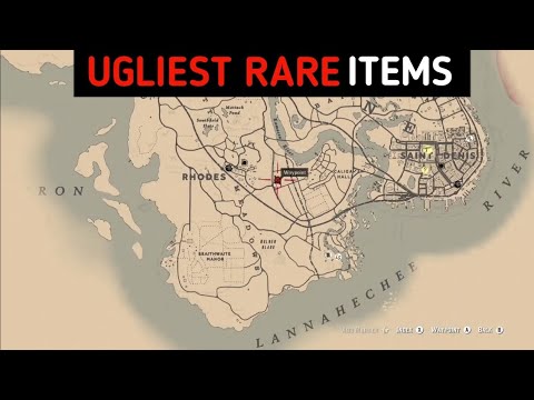 2 Most Ugliest Rare Wearables To Make Your Cowboy Ugly - RDR2 - YouTube