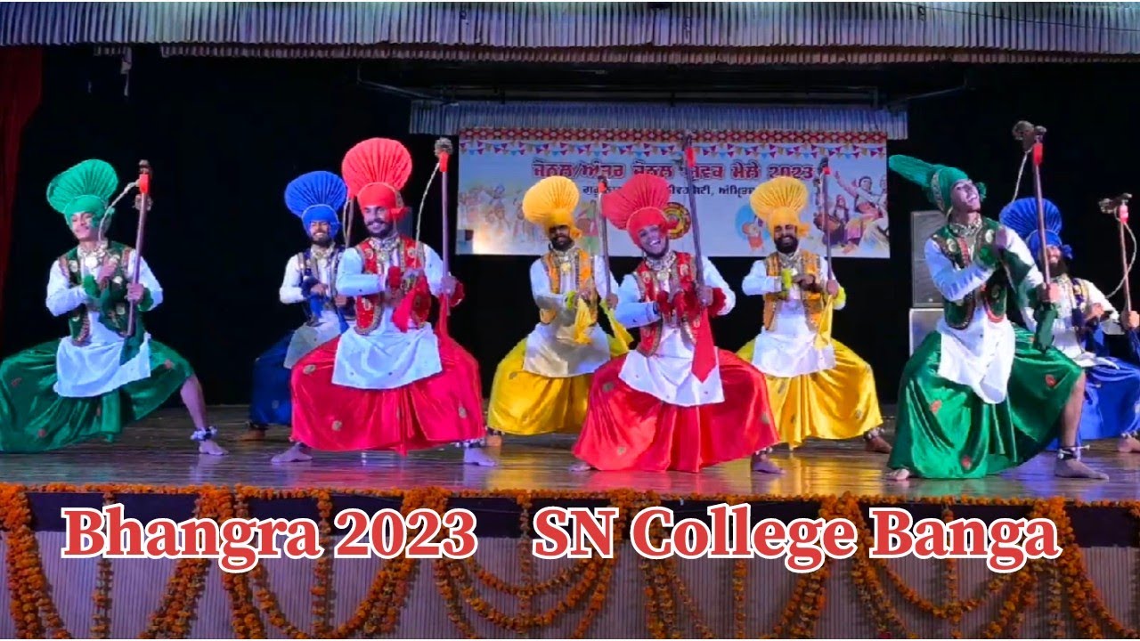 Bhangra,SN College Banga,GNDU Inter-Zonal Youth Festival 2023