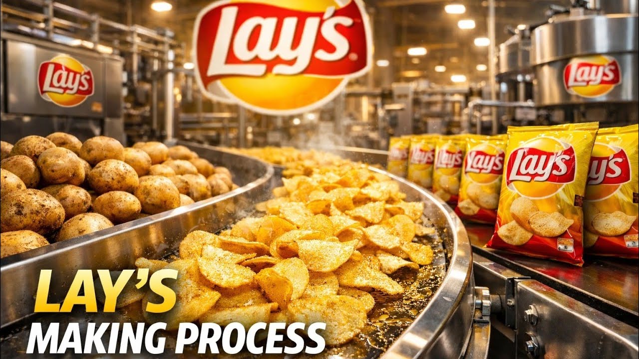 Lay’s Chips Making Process From Start to End 🥔 | Inside Lay’s Factory ...