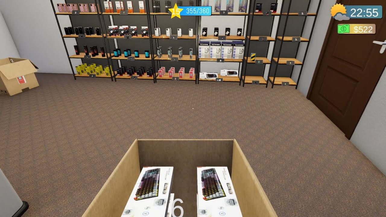 Tech Store Simulator - Store opening day (Best Simulator 2024) - YouTube