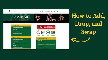 How to Add, Drop, and Swap Courses