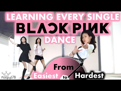 I Learned Every Blackpink Dance - from Easiest to Hardest (KPOP KOUNTDOWN #)