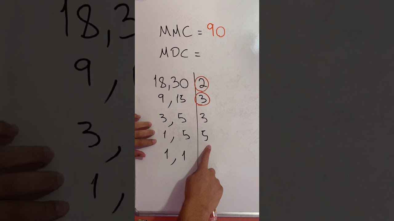 m..d.c - Fácil de calcular 😉#mdc #tikedutok #foryoupage