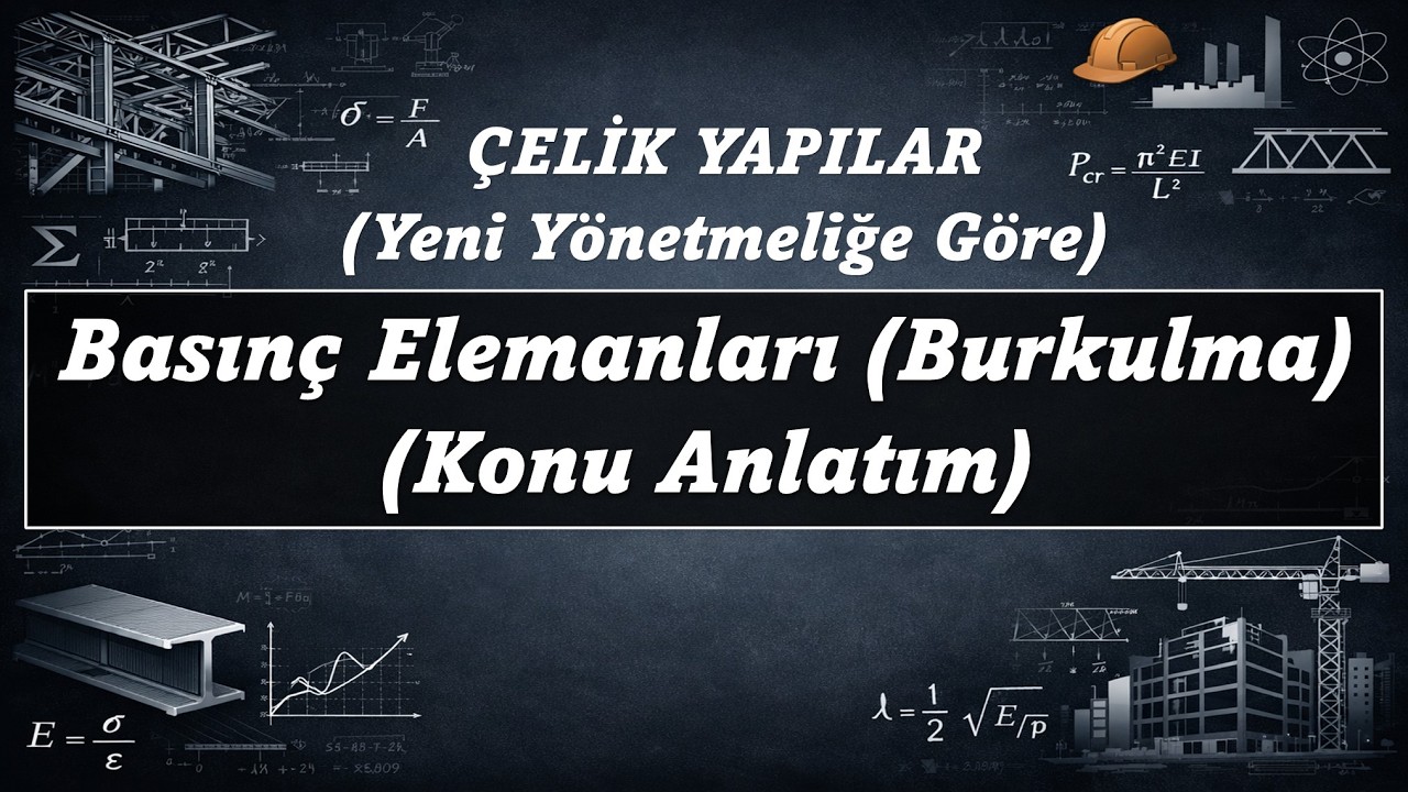 Çelik Yapılarda Basınç Elemanları | Burkulma | Yeni Yönetmelik