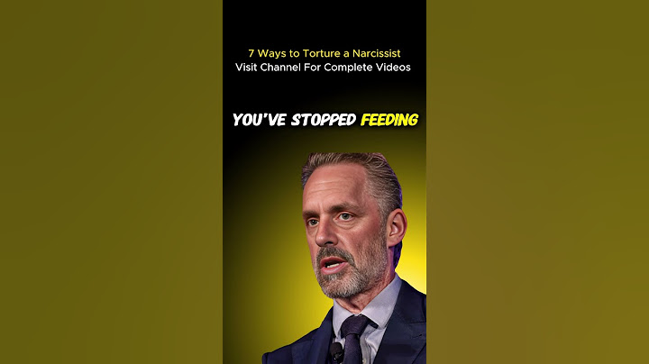 7 Ways to Torture a Narcissist | Jordan Peterson Motivational Speech