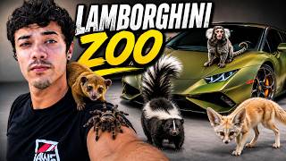 How Many Exotic Animals Fit in a Lamborghini?