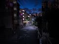 ブルーアワーの東京、なんか雰囲気があって好き。#日本の美 #静かな時間 #japan #vibes #aesthetics #tokyo #street #night #bluehour #vibe