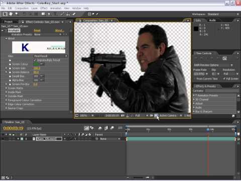 10.Basic Color Keying (Хромакей)