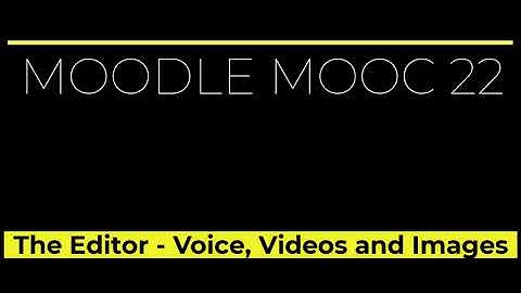 Moodle MOOC Post Editor