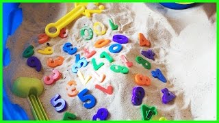 Learning Numbers 0-9 with sand filtering game surprise bucket screenshot 4