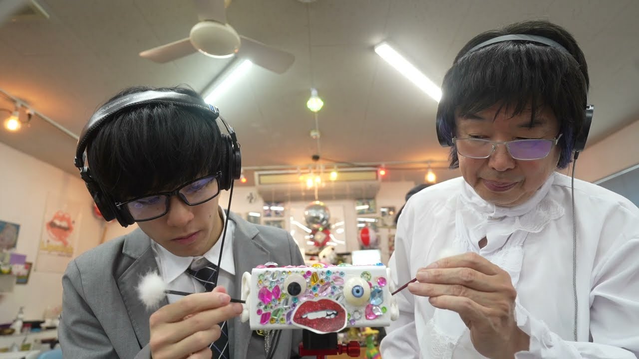 【ASMR】👂Ear Cleaning Collaboration with RYO ASMR👂　RYO ASMRと４回目のコラボ　耳かき