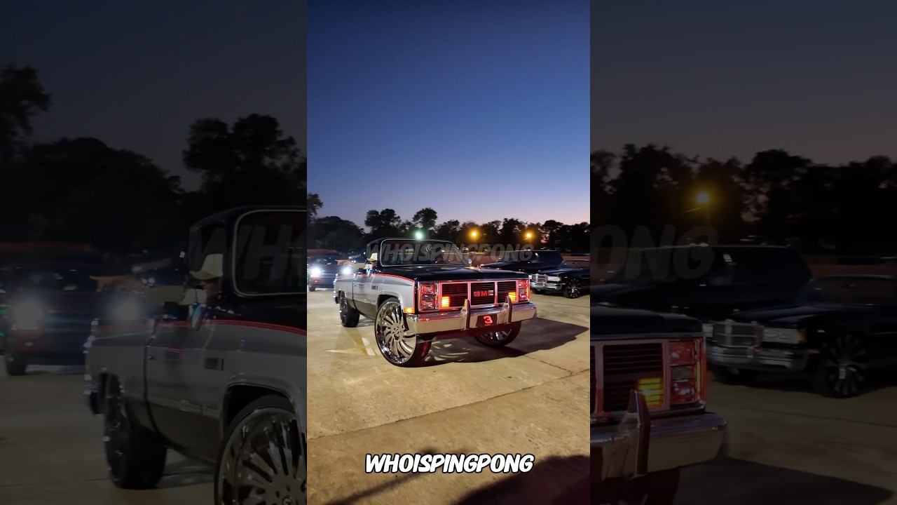 Chevy C10 on 30” chrome Forgiato wheels